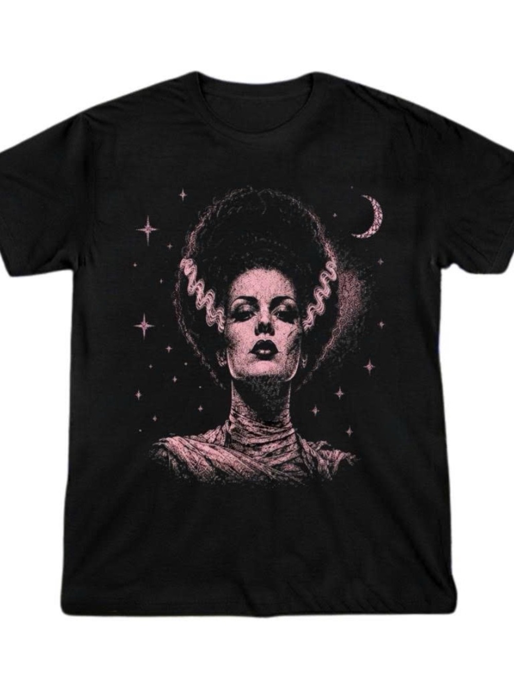 Gildan Black Tee with Frankenstein Monster